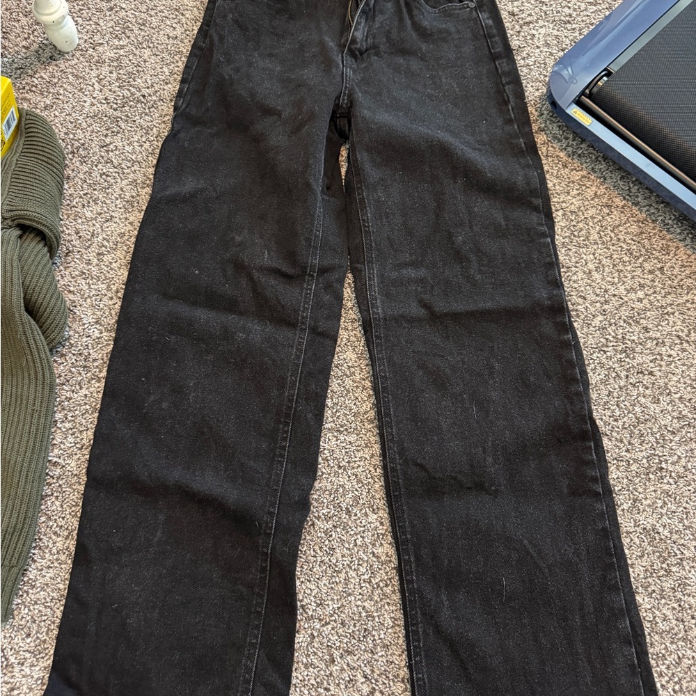 Just Black Women's Straight Leg Jeans - Black